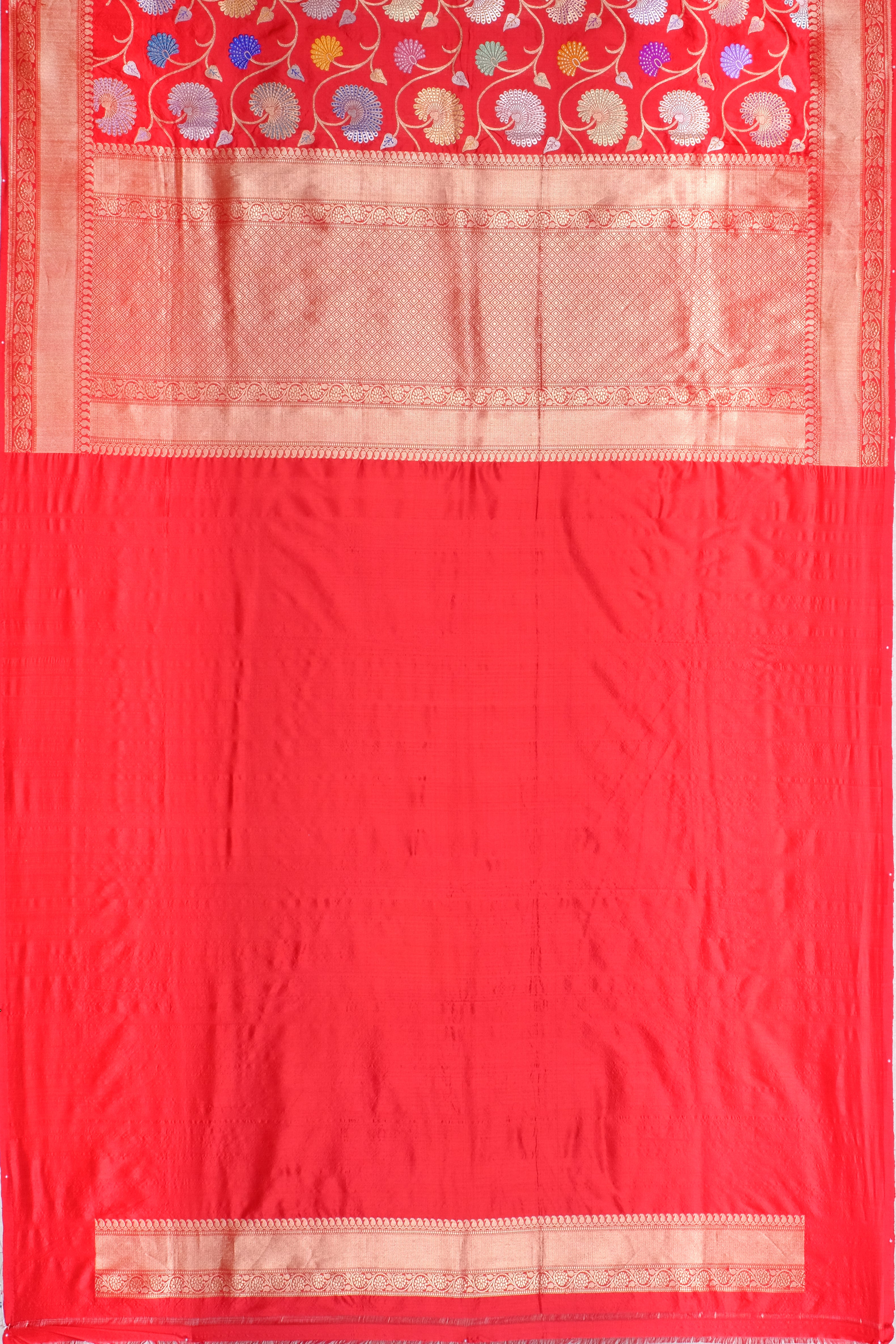Red Designer Saree