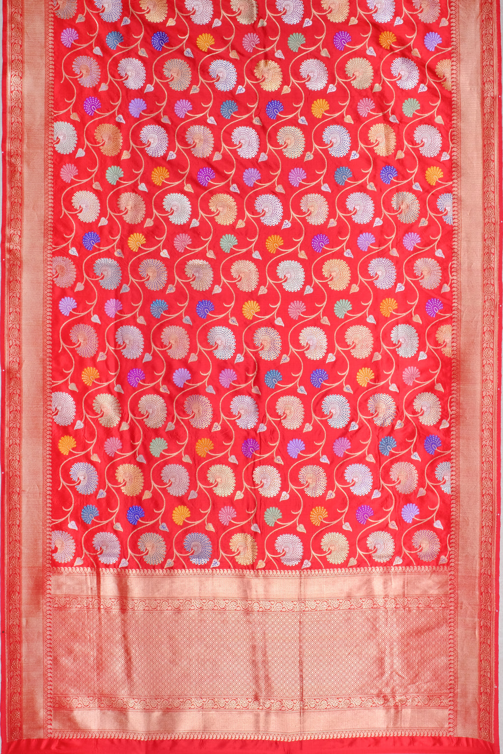 Red Designer Saree